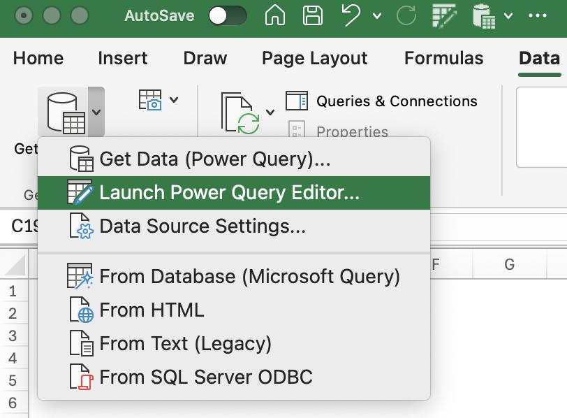 Excel for Mac: Power Query – Creating Data Types
